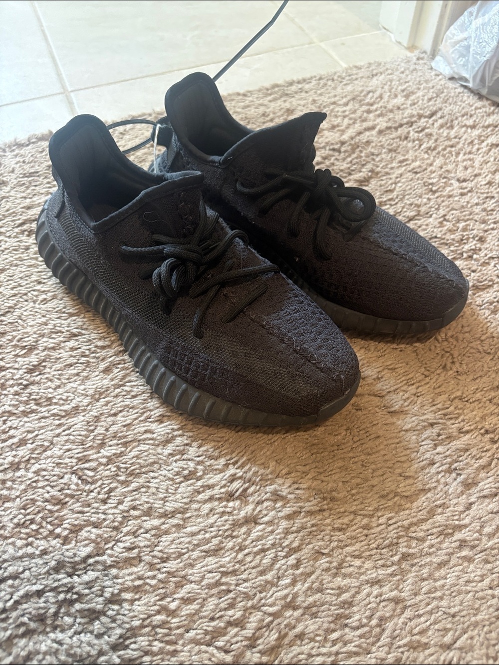 Black Adidas Yeezy Sneakers
